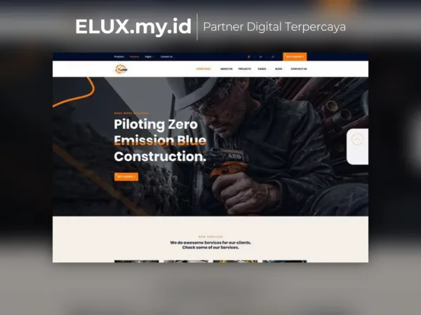 Jual Bulter Clean Construction Template Kit Lifetime Unlimited Domain