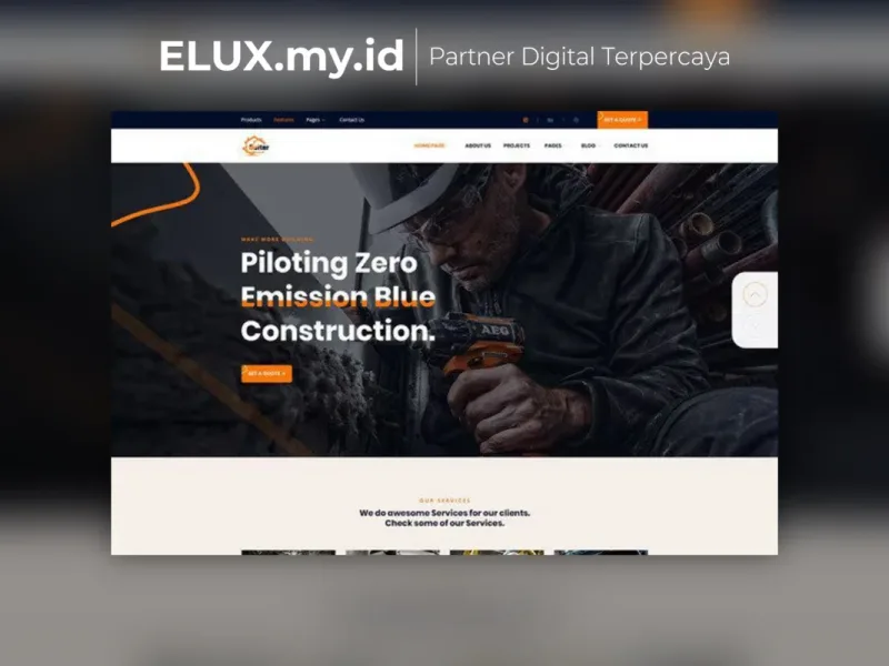Bulter Clean Construction Template Kit Lifetime Jual Bulter Clean Construction Template Kit Lifetime Unlimited Domain