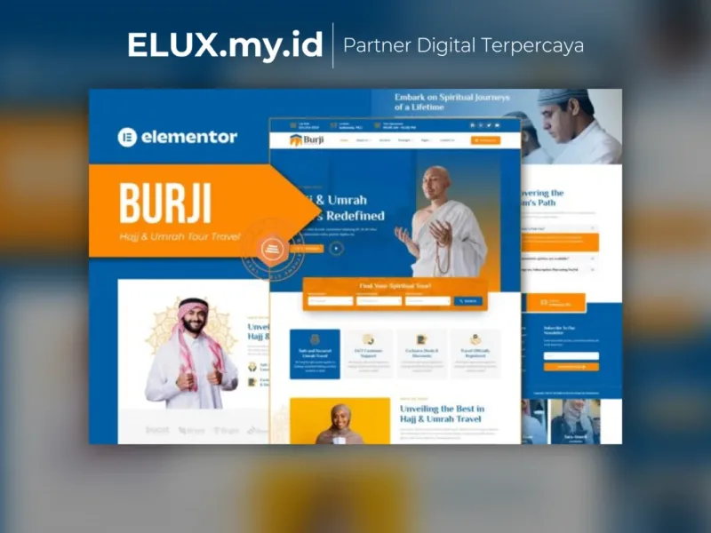 Burji Hajj Umrah Tour Travel Elementor Template Tampilan Burji Hajj Umrah Tour Travel Elementor Template Kit Lifetime Unlimited