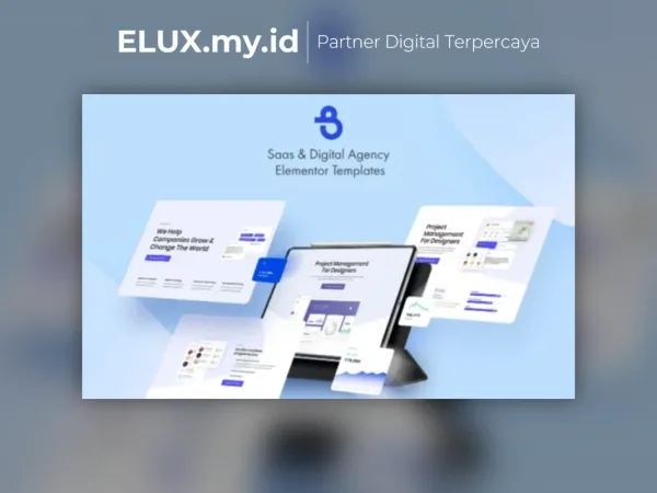 Detail Produk Burto Saas Digital Agency Elementor Template Kit Lifetime