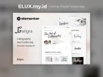 Caligra Calligraphy Lettering Elementor Template