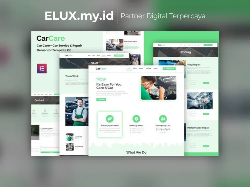 Carcare Auto Service Repair Elementor Template Lisensi Resmi Carcare Auto Service Repair Elementor Template Kit Lifetime
