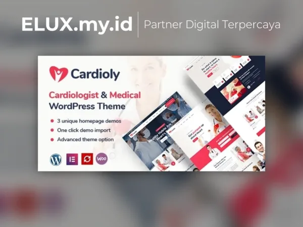 Tampilan Cardioly Cardiologist And Medical Wordpress Theme