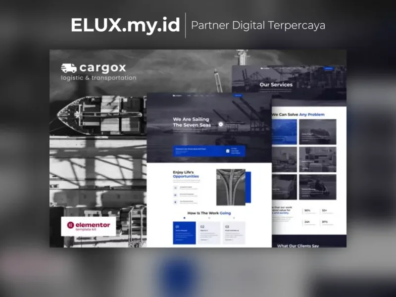 Cargox Logistic Transportation Elementor Pro Tampilan Cargox Logistic Transportation Elementor Pro Template Kit Lifetime