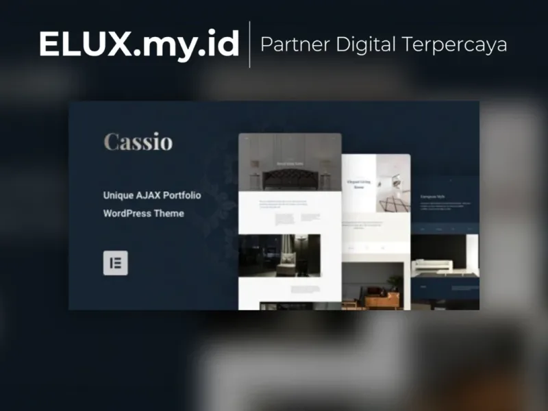 Lisensi Resmi Cassio Ajax Portfolio Wordpress Theme