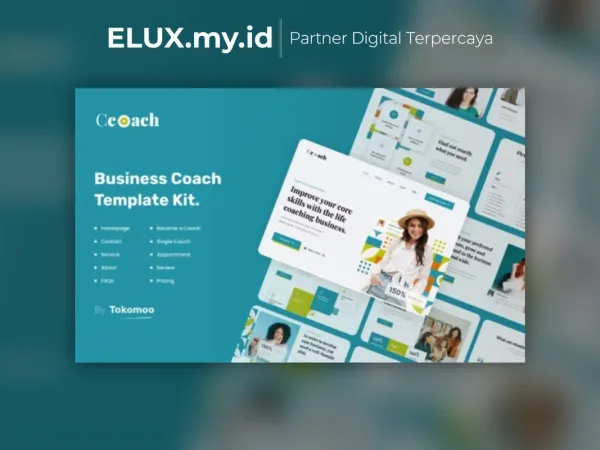Lisensi Resmi Ccoach Business Coach Elementor Template Kit Lifetime Unlimited