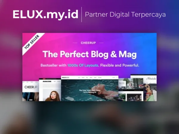 Detail Produk Cheerup Food Blog Magazine Wordpress Theme
