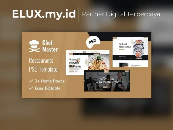 Lisensi Resmi Chefmaster Restaurant Wordpress Theme
