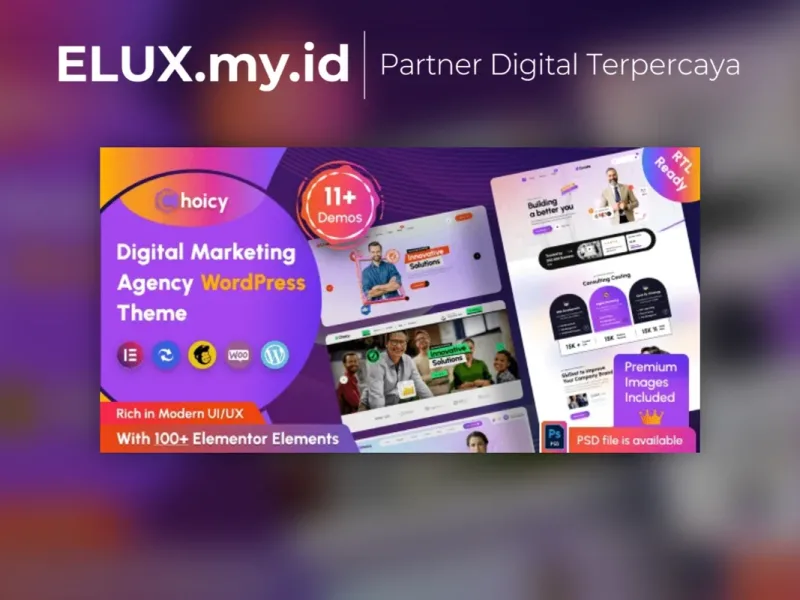 Choicy Digital Marketing Agency Wordpress Theme Tampilan Choicy Digital Marketing Agency Wordpress Theme