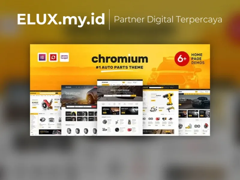 Chromium Auto Parts Shop Wordpress Elementor Theme Tampilan Chromium Auto Parts Shop Wordpress Elementor Theme