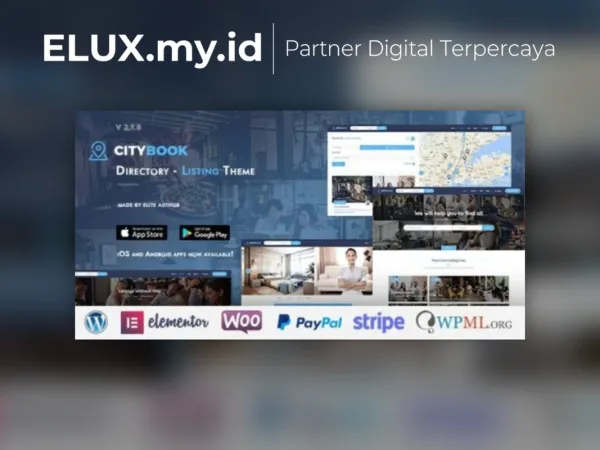Jual Citybook Directory Listing Wordpress Theme