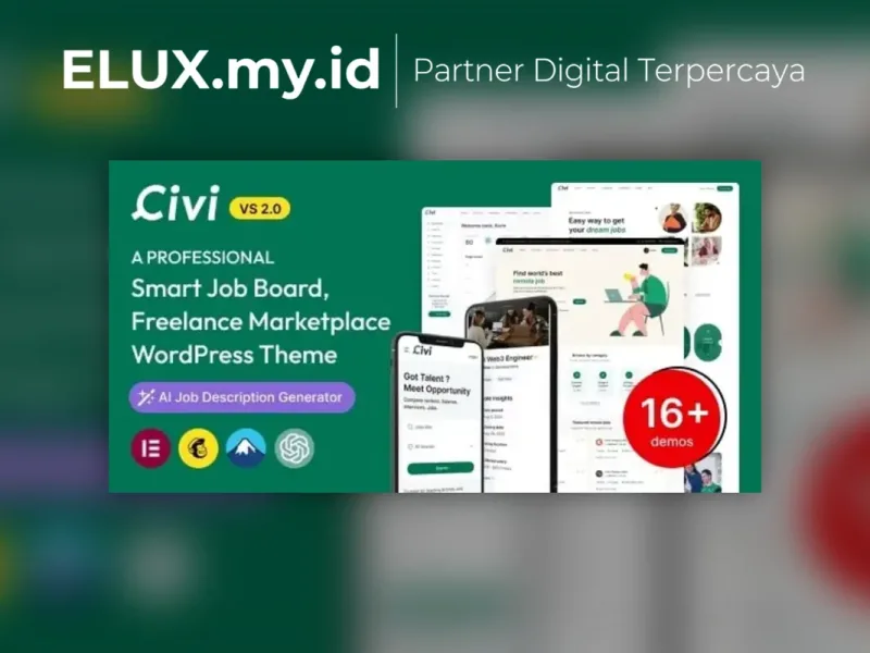Civi Job Board Freelance Marketplace Wordpress Detail Produk Civi Job Board Freelance Marketplace Wordpress Theme