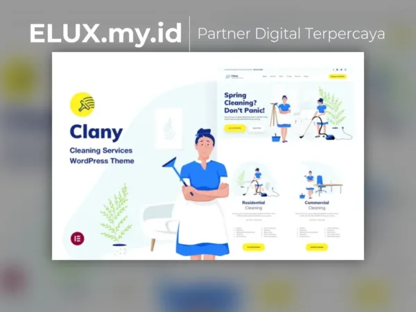 Detail Produk Clany By Vamtam Cleaning Services Wordpress Theme