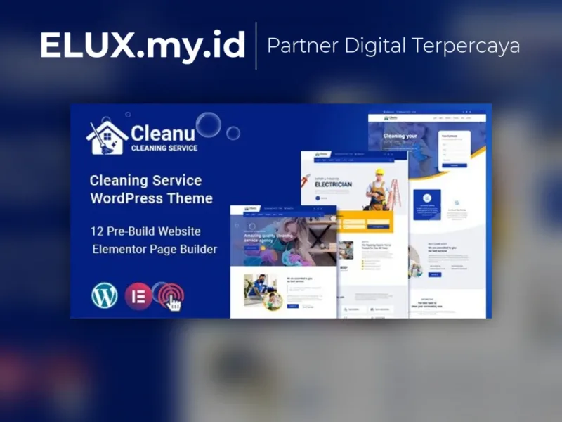 Cleanu Cleaning Services Wordpress Theme Tampilan Cleanu Cleaning Services Wordpress Theme