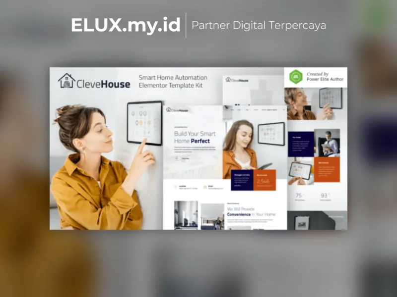 Clevehouse Smart Home Automation Elementor Lisensi Resmi Clevehouse Smart Home Automation Elementor Template Kit Lifetime