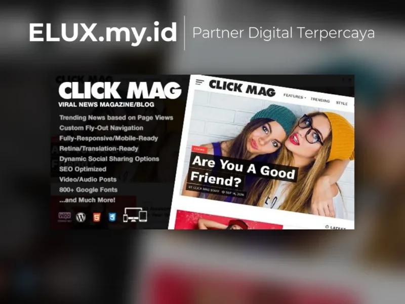 Click Mag Viral Wordpress News Magazine Blog Theme Tampilan Click Mag Viral Wordpress News Magazine Blog Theme