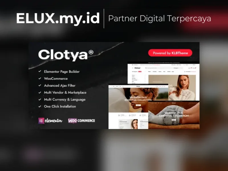 Clotya Fashion Store Ecommerce Wordpress Theme Lisensi Resmi Clotya Fashion Store Ecommerce Wordpress Theme