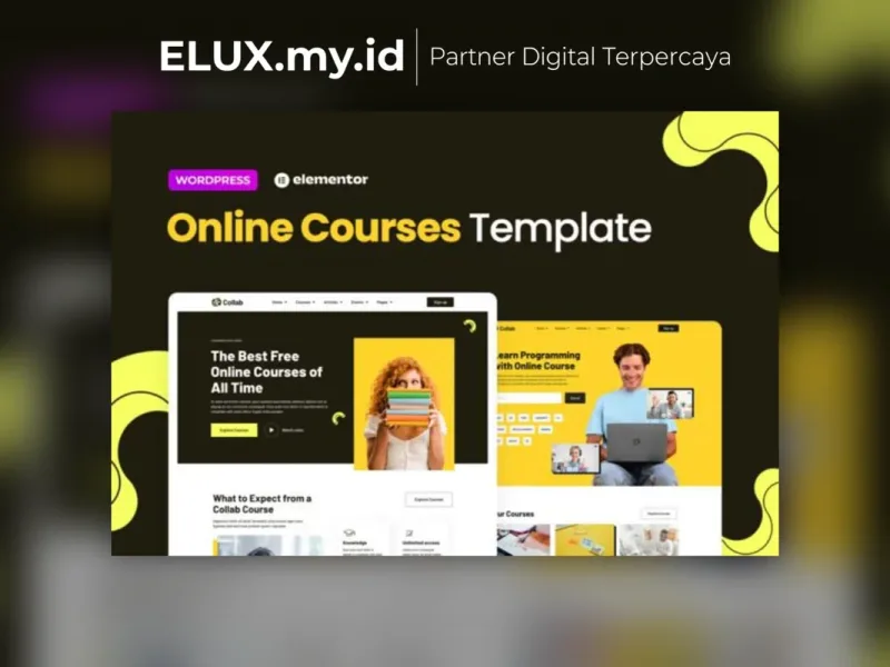 Collab Online Courses Elementor Template Kit Lisensi Resmi Collab Online Courses Elementor Template Kit Lifetime Unlimited