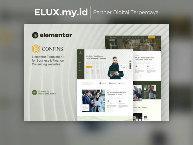 Confins Business Finance Consulting Elementor Tampilan Confins Business Finance Consulting Elementor Template Kit Lifetime