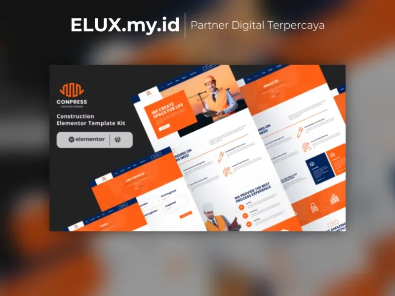 Conpress Construction Service Elementor Template Lisensi Resmi Conpress Construction Service Elementor Template Kit Lifetime