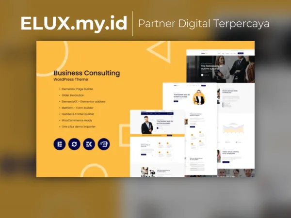 Lisensi Resmi Consulity Business Consulting Wordpress Theme