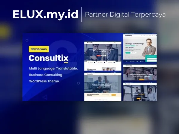 Lisensi Resmi Consultix Business Consulting Wordpress Theme