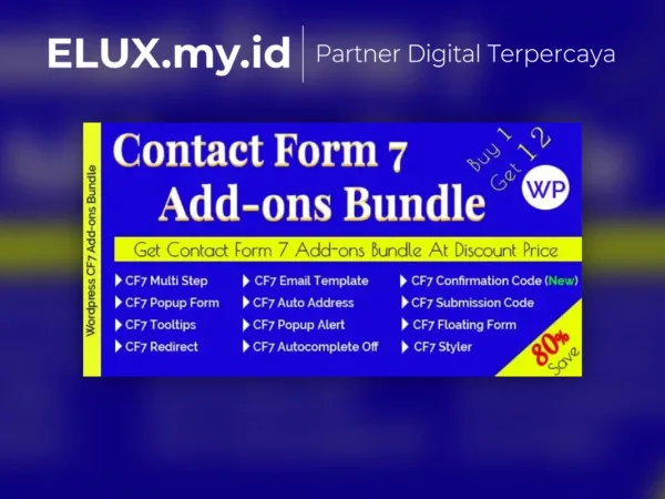 Jual Contact Form 7 Add Ons Bundle Wordpress Plugin