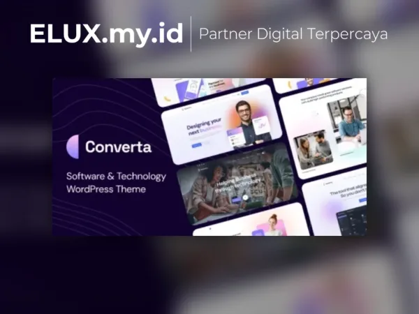 Foto Asli Converta Software Company Wordpress Theme