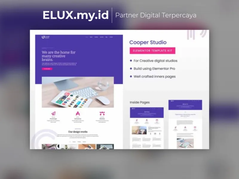 Cooper Studio Elementor Template Kit Lifetime Foto Asli Cooper Studio Elementor Template Kit Lifetime Unlimited Domain