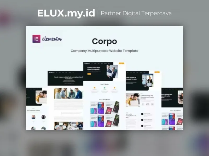 Corpo Corporate Business Elementor Template Kit Jual Corpo Corporate Business Elementor Template Kit Lifetime Unlimited Domain