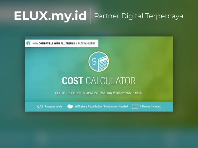 Tampilan Cost Calculator Wordpress Plugin