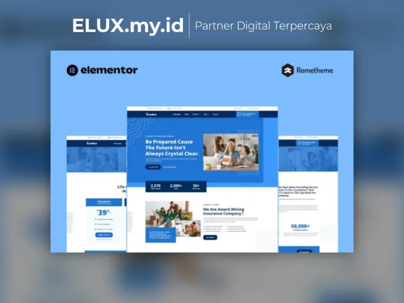 Credice Insurance Agency Elementor Pro Full Site Foto Asli Credice Insurance Agency Elementor Pro Full Site Template Kit