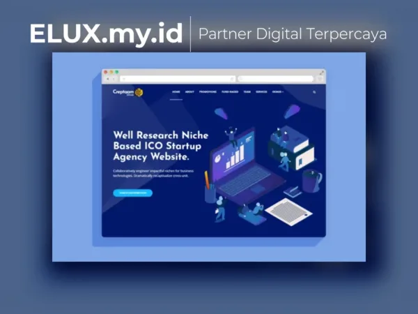 Lisensi Resmi Creptaam Bitcoin Ico Landing And Cryptocurrency Wordpress Theme