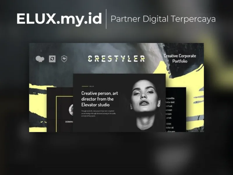 Crestyler Creative Portfolio Wordpress Theme Foto Asli Crestyler Creative Portfolio Wordpress Theme