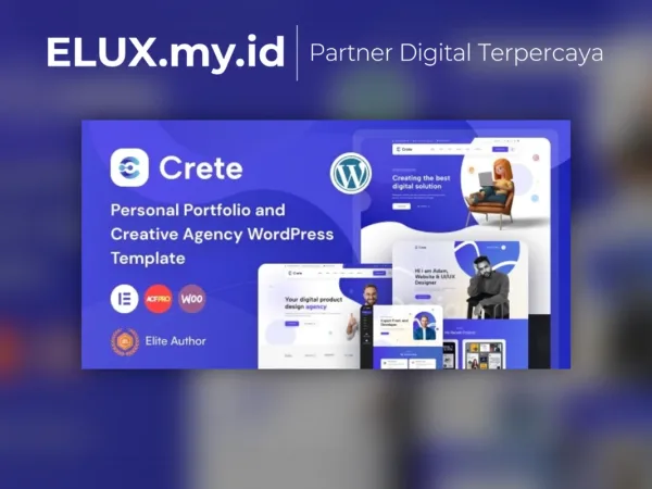 Foto Asli Crete Personal Portfolio And Creative Agency Wordpress Theme