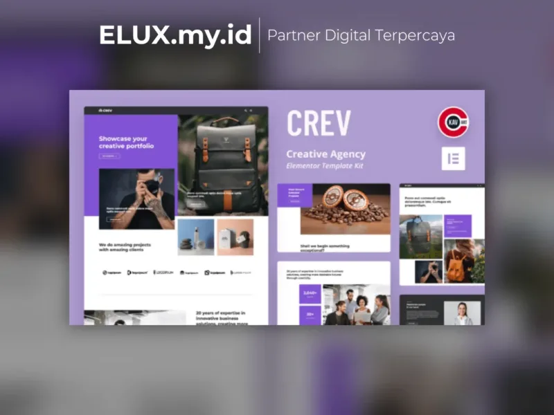 Crev Creative Agency Elementor Template Kit Foto Asli Crev Creative Agency Elementor Template Kit Lifetime Unlimited Domain