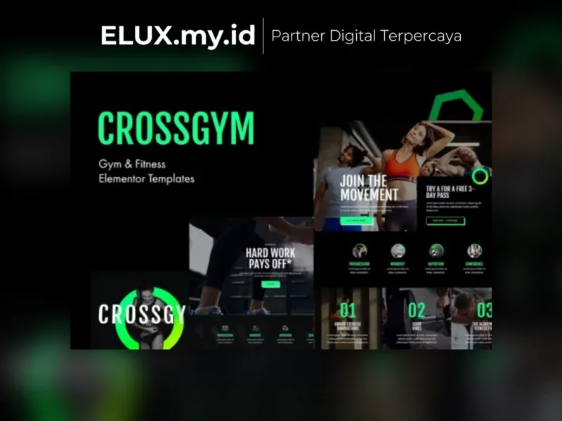 Crossgym Gym Fitness Elementor Template Kit Jual Crossgym Gym Fitness Elementor Template Kit Lifetime Unlimited Domain