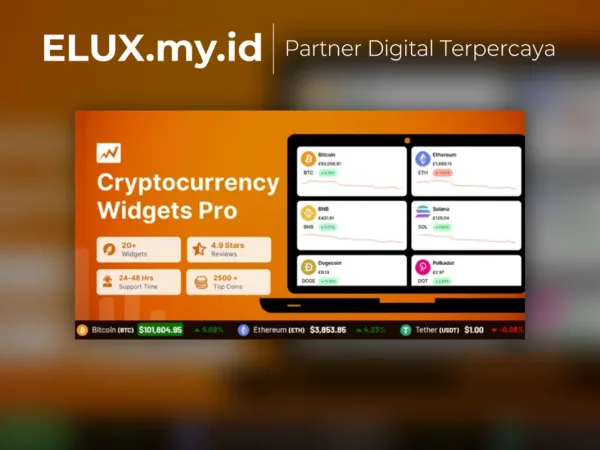 Detail Produk Cryptocurrency Widgets Pro Wordpress Crypto Plugin