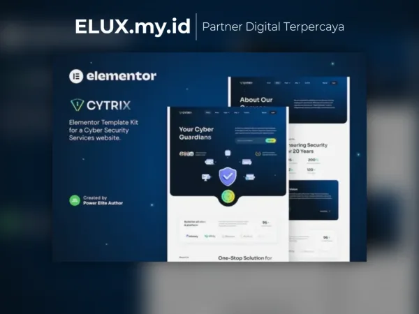 Marketplace Theme, Plugin & Template WordPress Premium Lisensi Resmi Cytrix Cyber Security Services Elementor Template Kit Lifetime