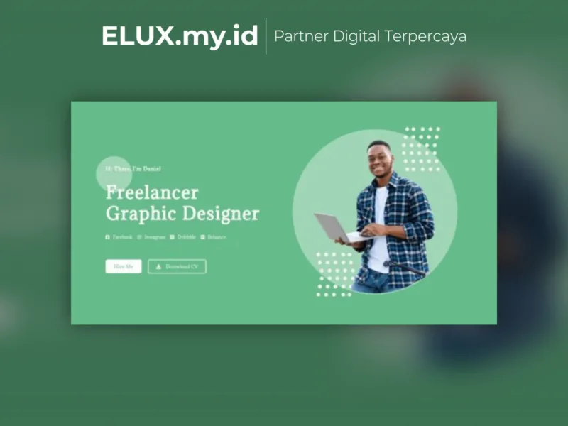 Daniel Personal Freelancer Elementor Template Kit Tampilan Daniel Personal Freelancer Elementor Template Kit Lifetime Unlimited