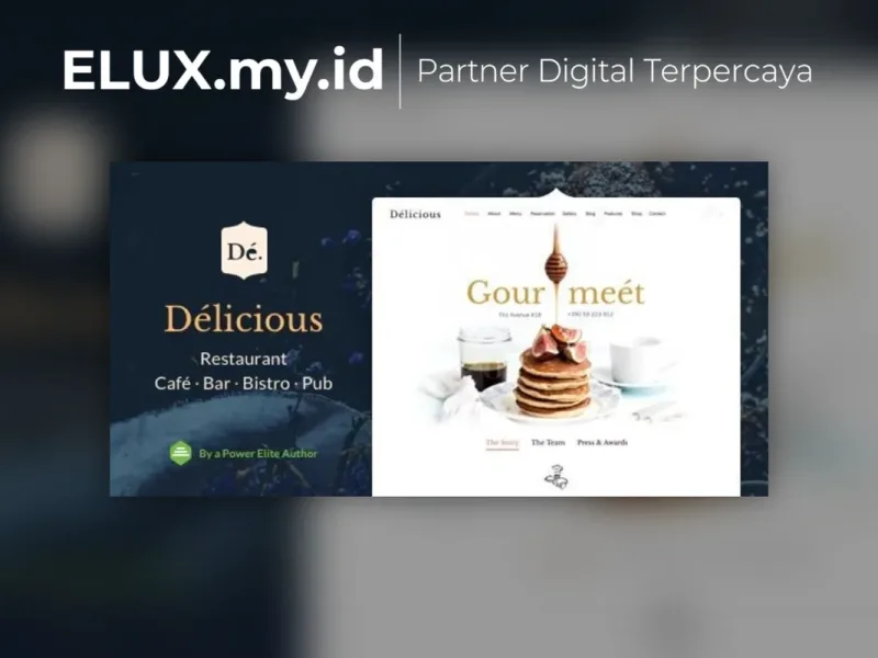 Delicioz Restaurant Wordpress Theme Tampilan Delicioz Restaurant Wordpress Theme