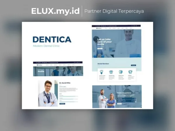 Foto Asli Dentica Dental Clinic Elementor Template Kit Lifetime Unlimited Domain