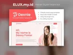 Dexnie Personal Portfolio Elementor Template Kit