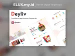 Deyliv Food Delivery App Elementor Template Kit