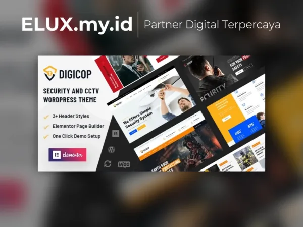 Tampilan Digicop Security And Cctv Wordpress Theme