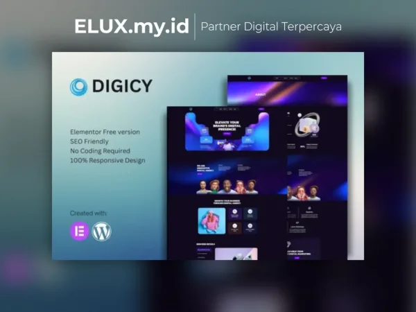 Lisensi Resmi Digicy Digital Marketing Agency Elementor Template Kit Lifetime