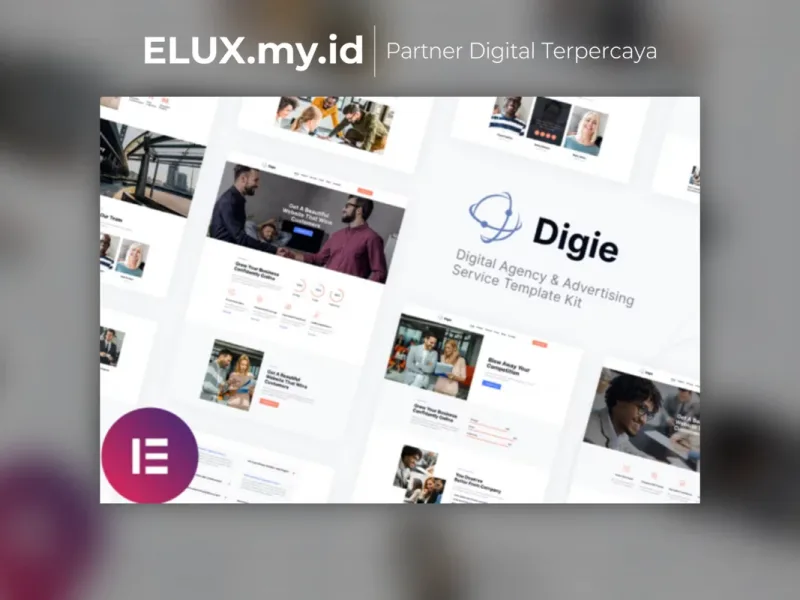Digie Digital Agency Advertising Service Lisensi Resmi Digie Digital Agency Advertising Service Elementor Template Kit