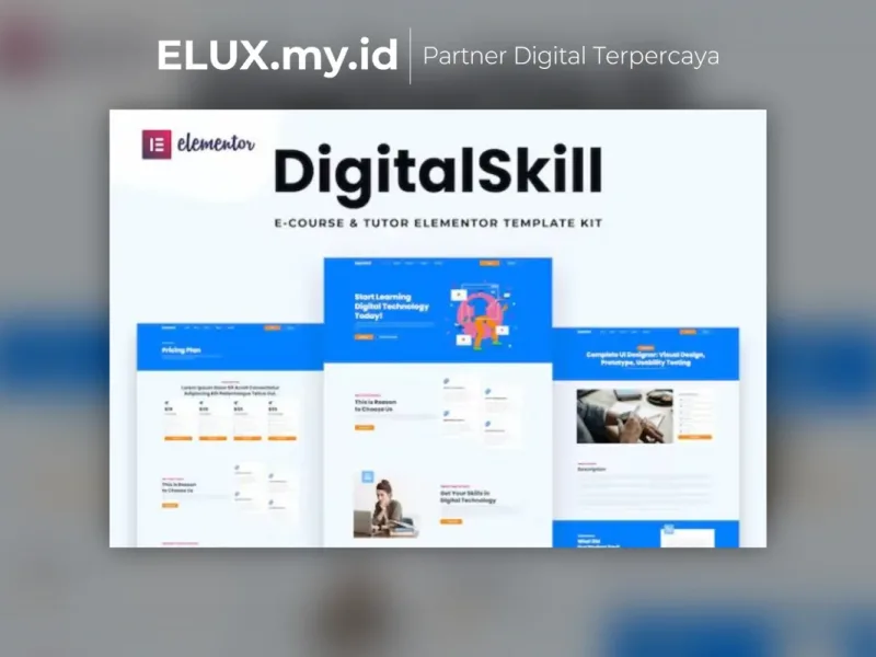 Digitalskill E Course Online Tutorials Elementor Foto Asli Digitalskill E Course Online Tutorials Elementor Pro Template Kit