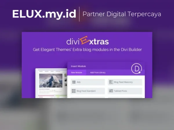 Lisensi Resmi Divi Extras Blog Modules For Divi Wordpress Plugin
