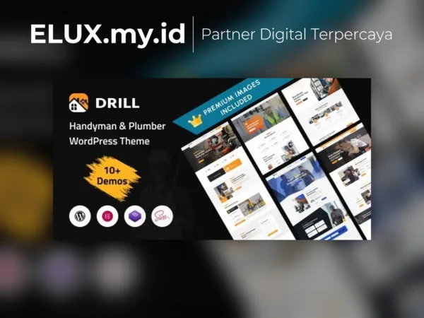 Lisensi Resmi Drill Handyman Plumber Services Wordpress Theme